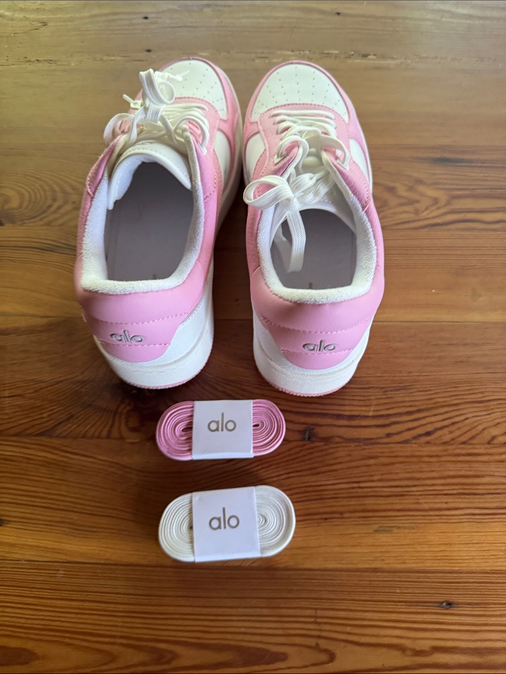 ALO Recovery Mode Sneakers Pink White Women’s 8 Limited Color